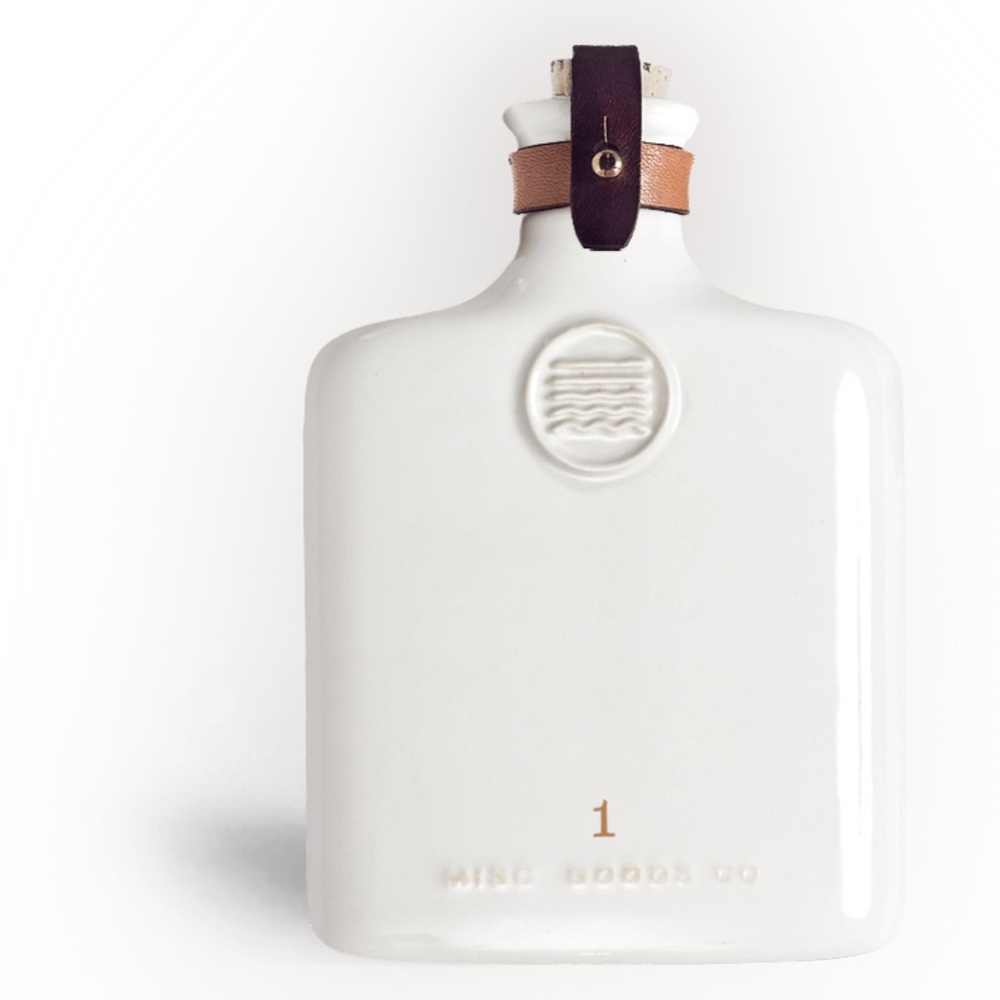 Misc. Goods Co. Ceramic Flask Color: Ivory